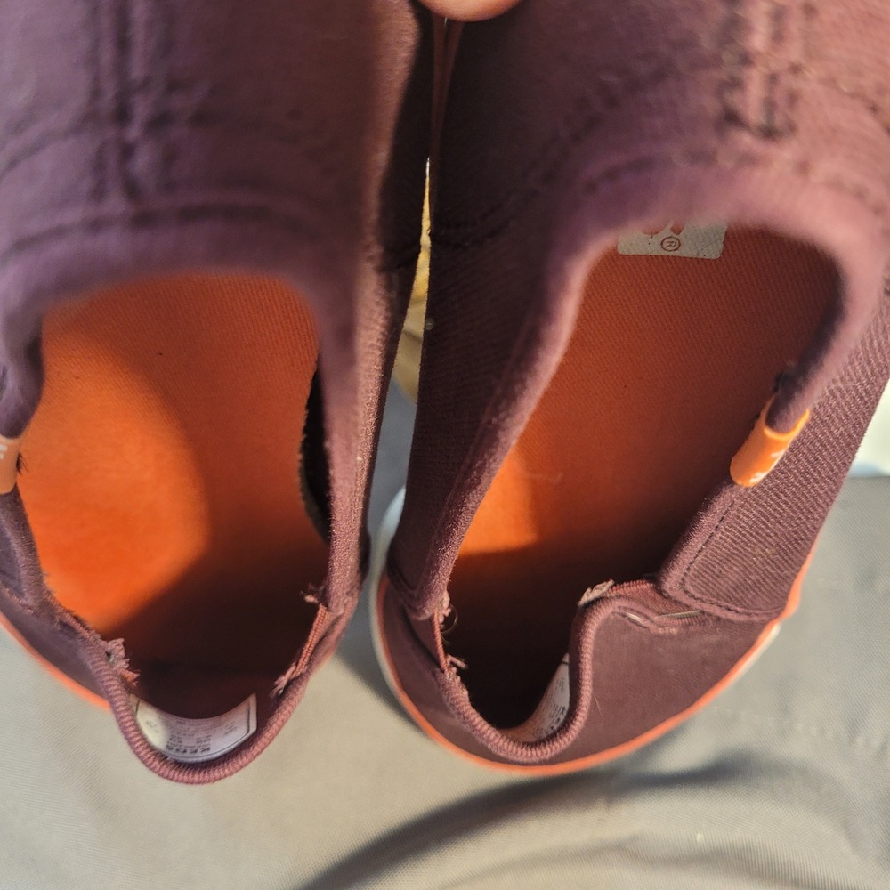 Keds Softerra Burgundy Canvas Slip On Sneakers Womens 9 WF66290 Maroon Low Top - Picture 5 of 11